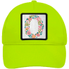 Gorra infantil con parche Letra O