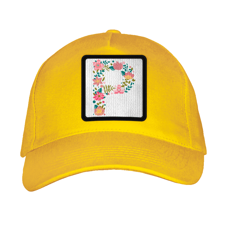 Gorra adulto con parche Letra P