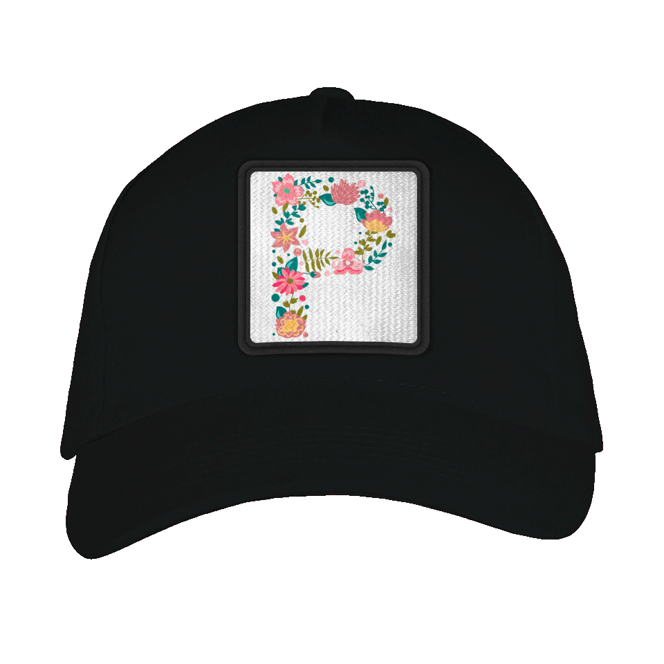 Gorra adulto con parche Letra P