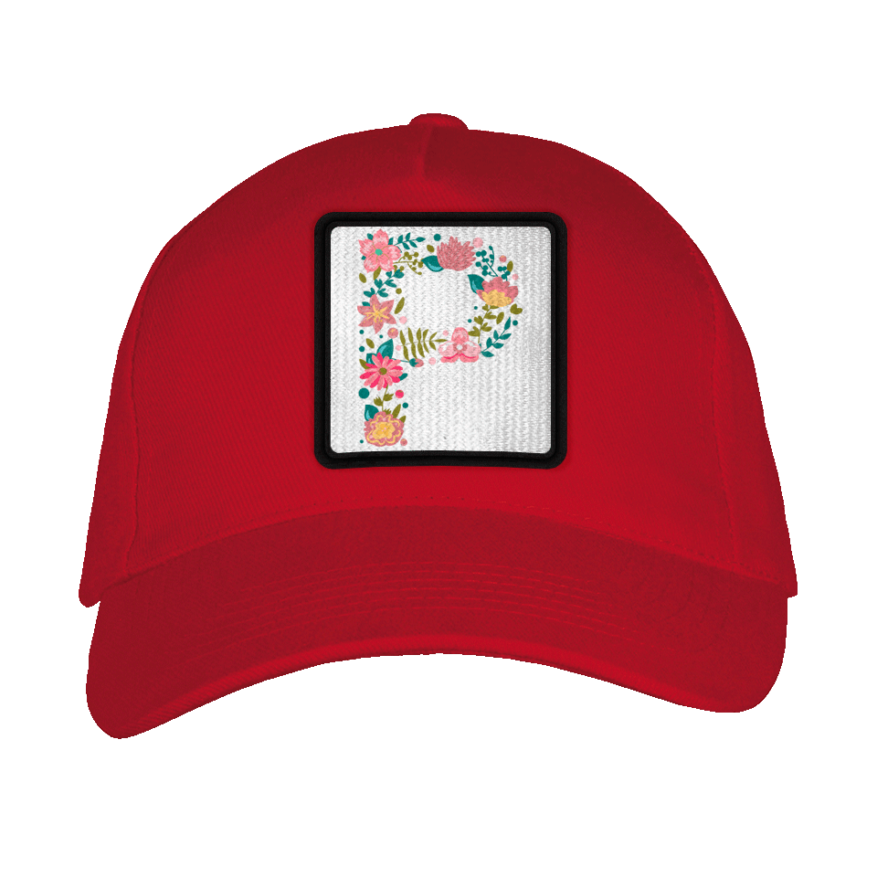 Gorra adulto con parche Letra P