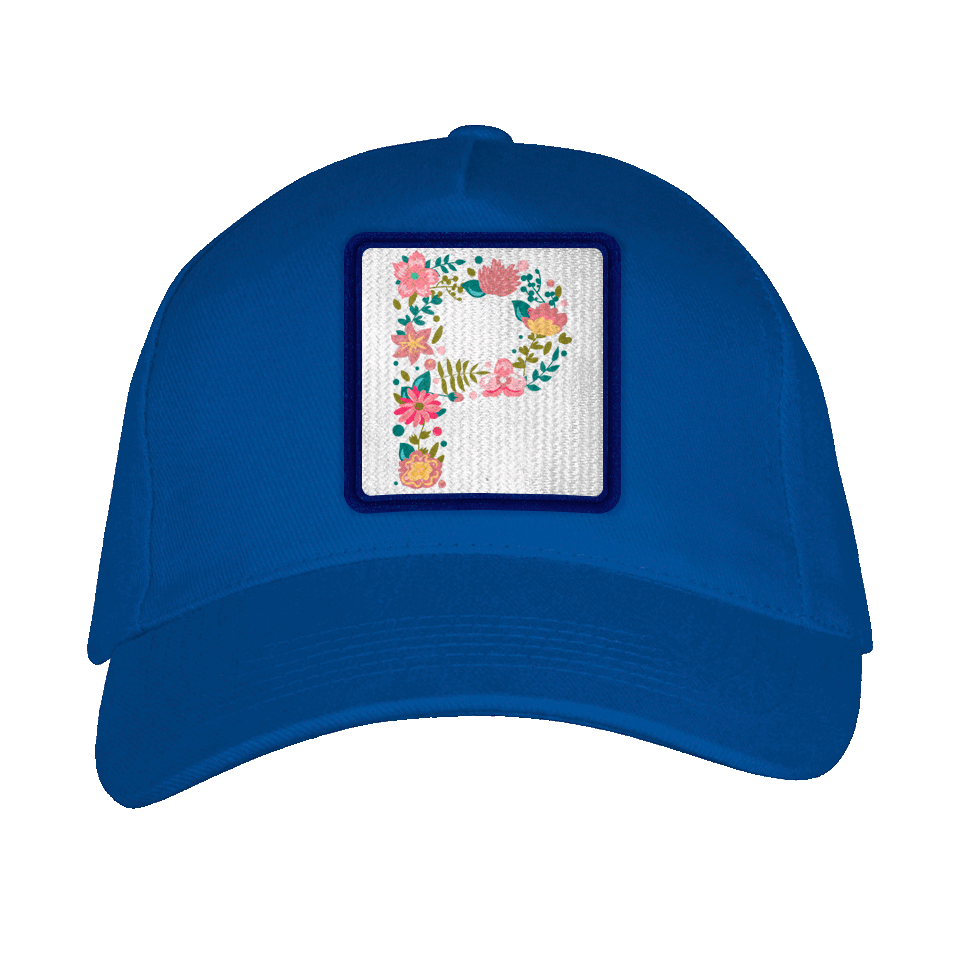Gorra adulto con parche Letra P