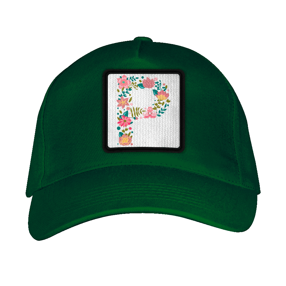 Gorra adulto con parche Letra P