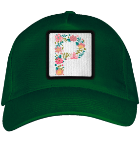 Gorra adulto con parche Letra P