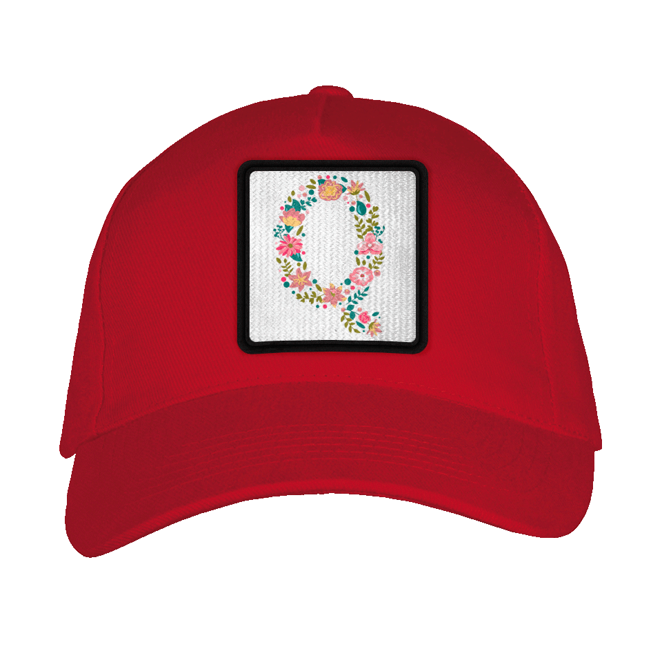 Gorra adulto con parche Letra Q