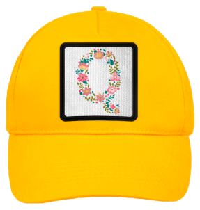 Gorra infantil con parche Letra Q