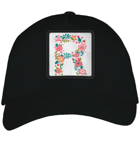 Gorra adulto con parche Letra R