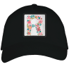 Gorra adulto con parche Letra R