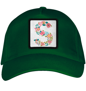 Gorra adulto con parche Letra S