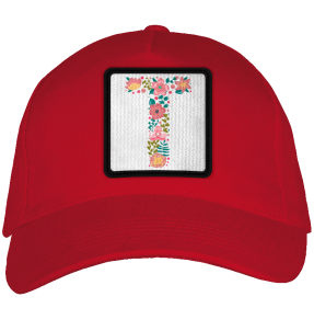 Gorra adulto con parche Letra T