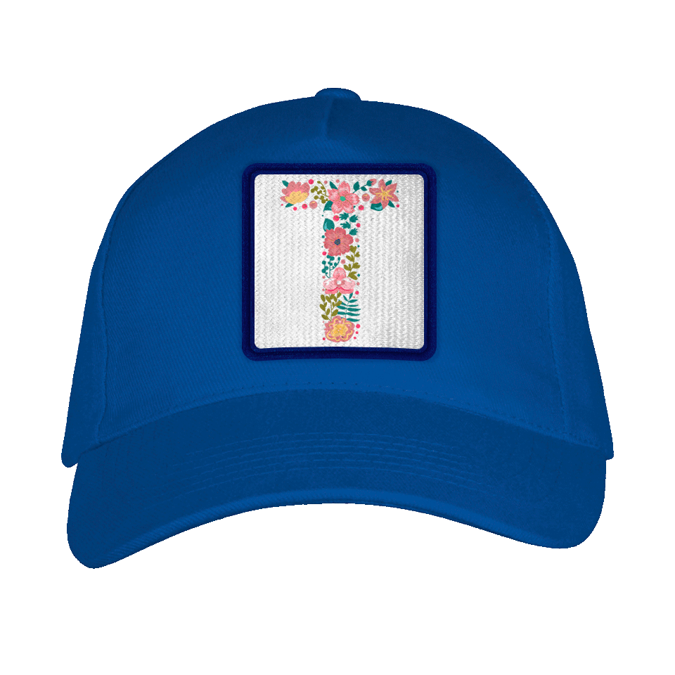 Gorra adulto con parche Letra T