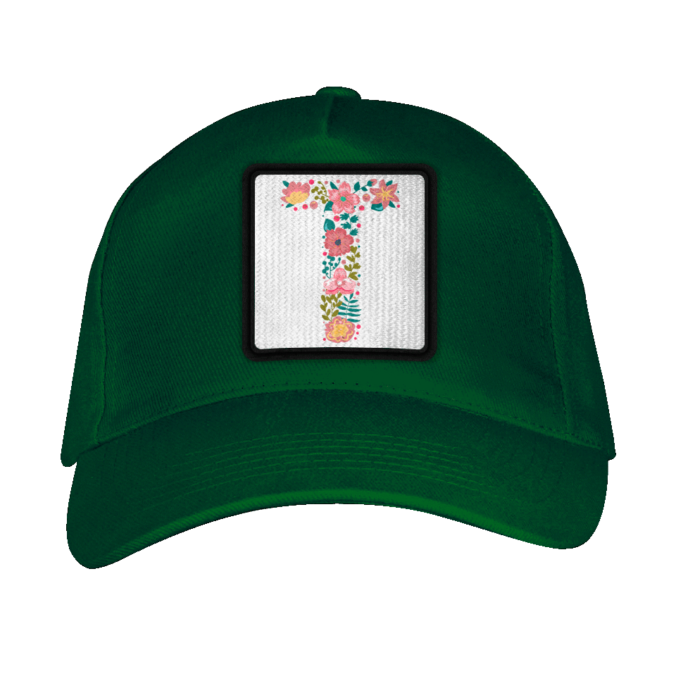 Gorra adulto con parche Letra T