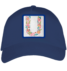 Gorra adulto con parche Letra U