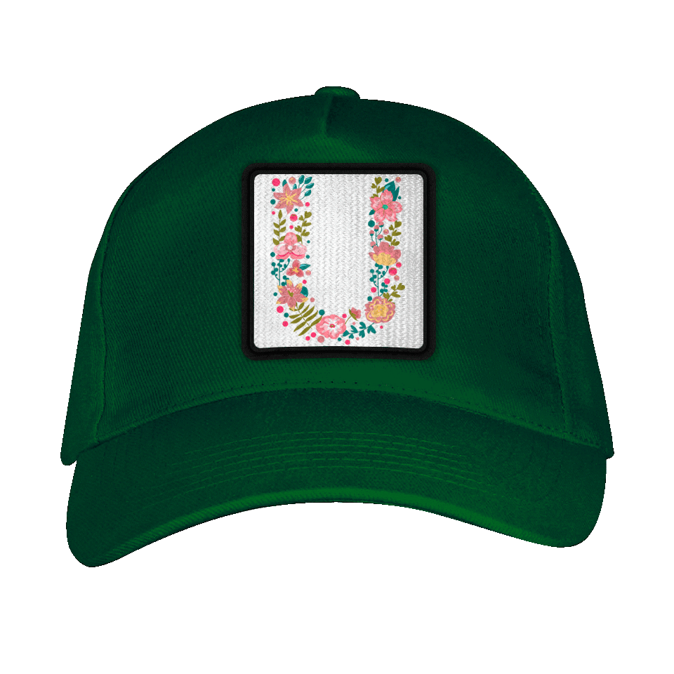Gorra adulto con parche Letra U
