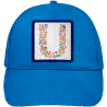 Gorra infantil con parche Letra U