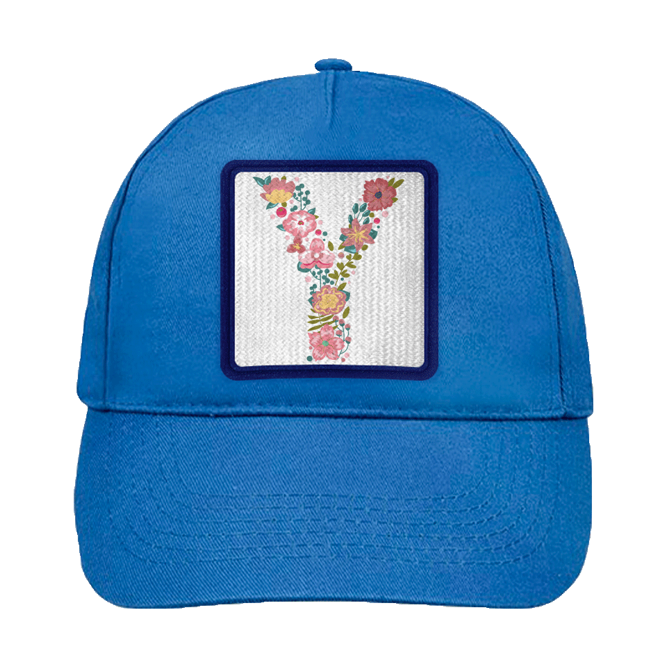 Gorra infantil con parche Letra Y