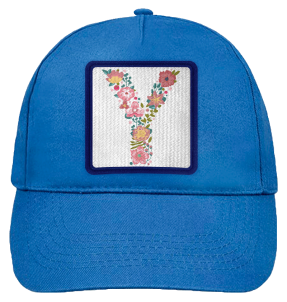 Gorra infantil con parche Letra Y