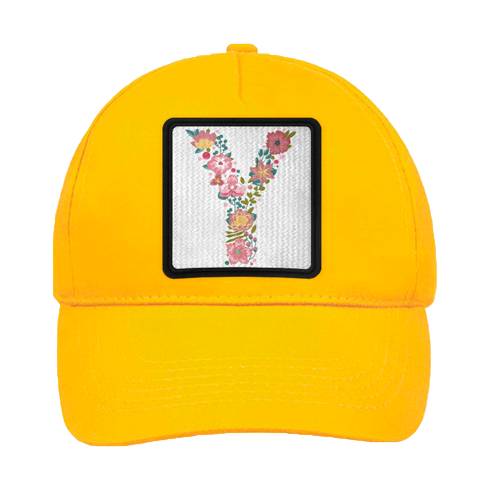 Gorra infantil con parche Letra Y