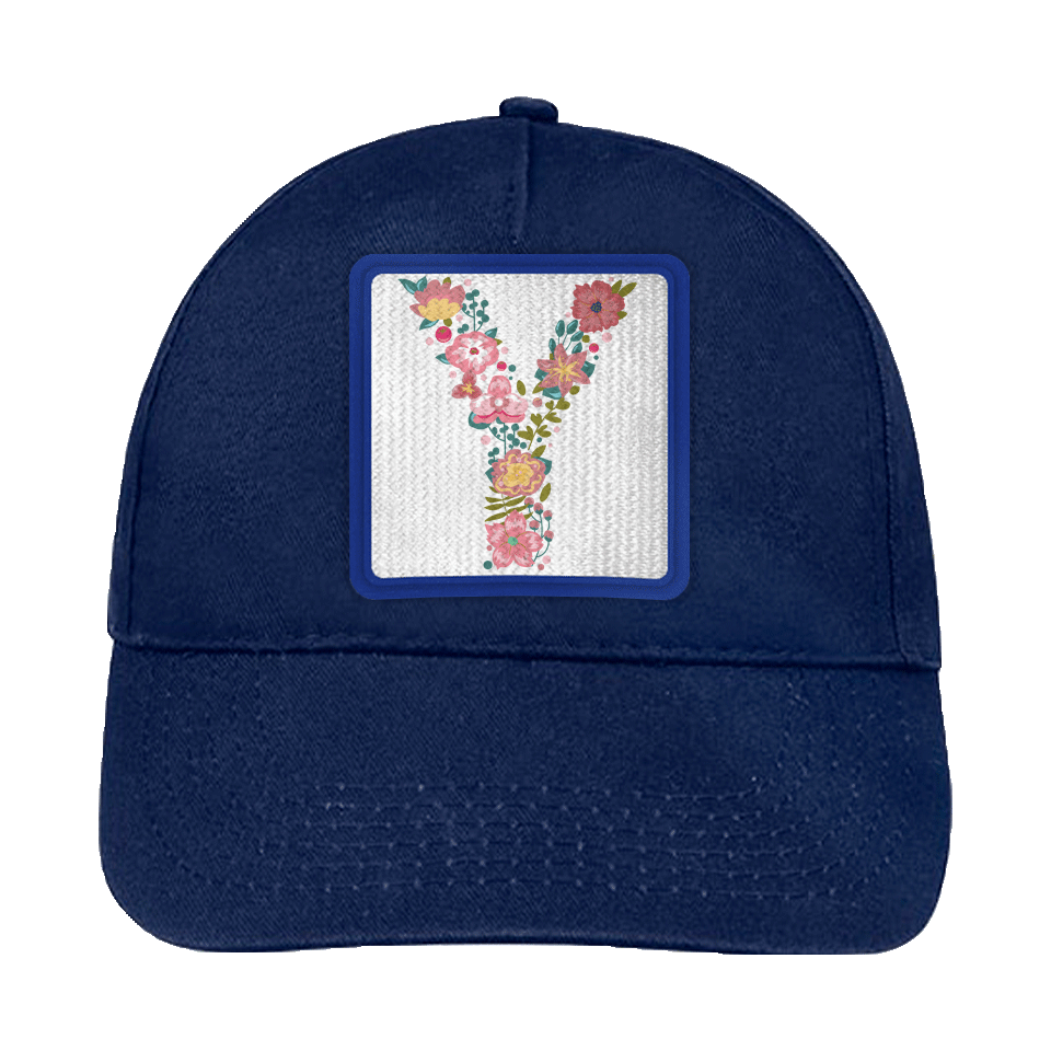 Gorra infantil con parche Letra Y