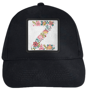 Gorra infantil con parche Letra Z