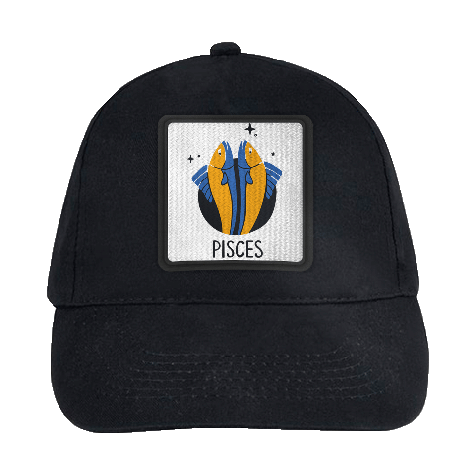 Gorra infantil con parche Piscis