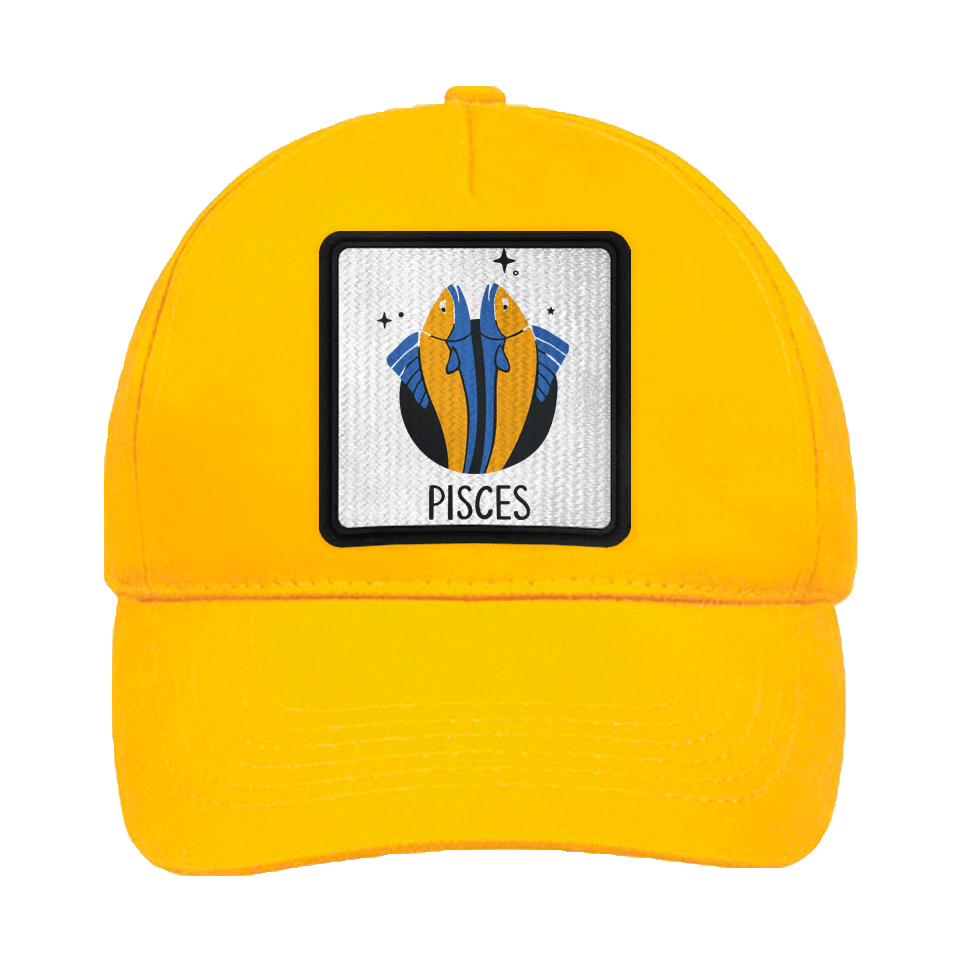 Gorra infantil con parche Piscis