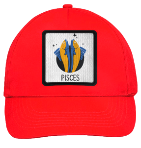 Gorra infantil con parche Piscis