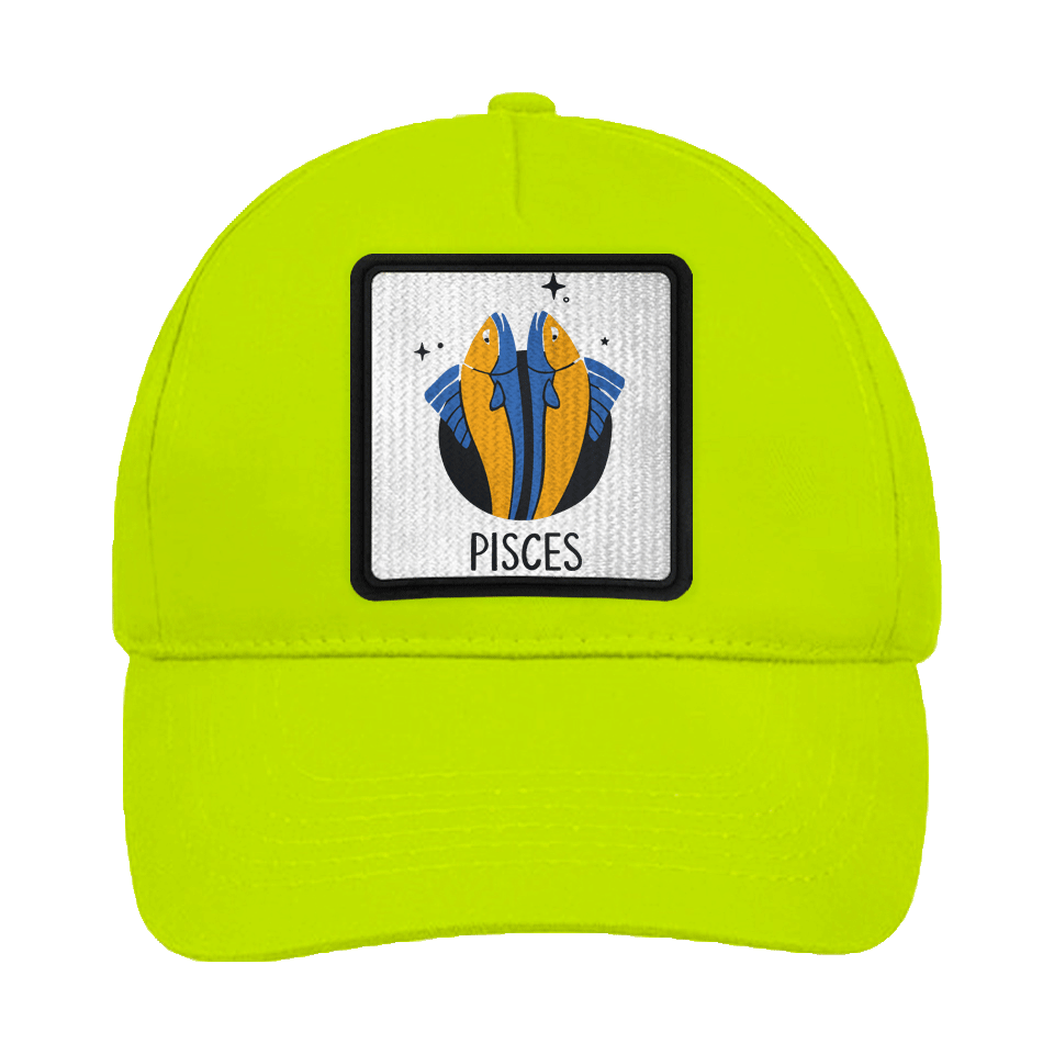 Gorra infantil con parche Piscis