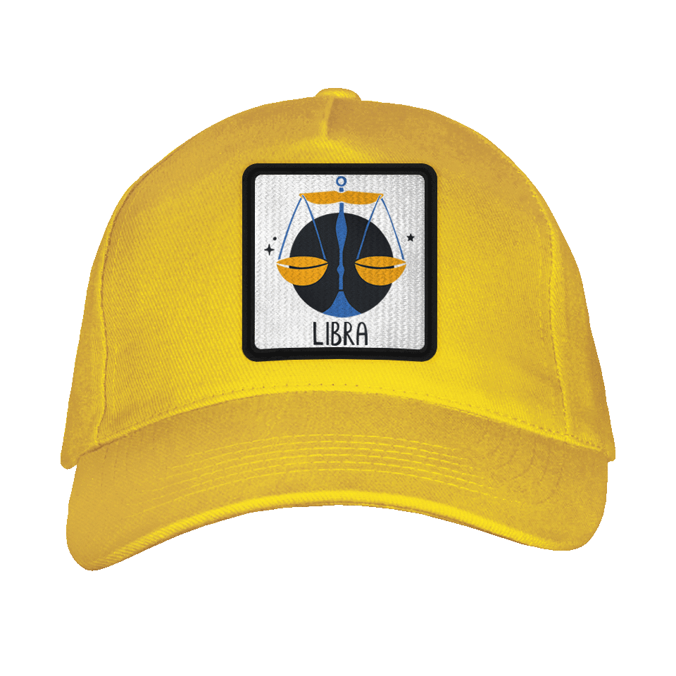 Gorra adulto con parche Libra