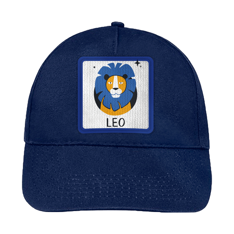 Gorra infantil con parche Leo