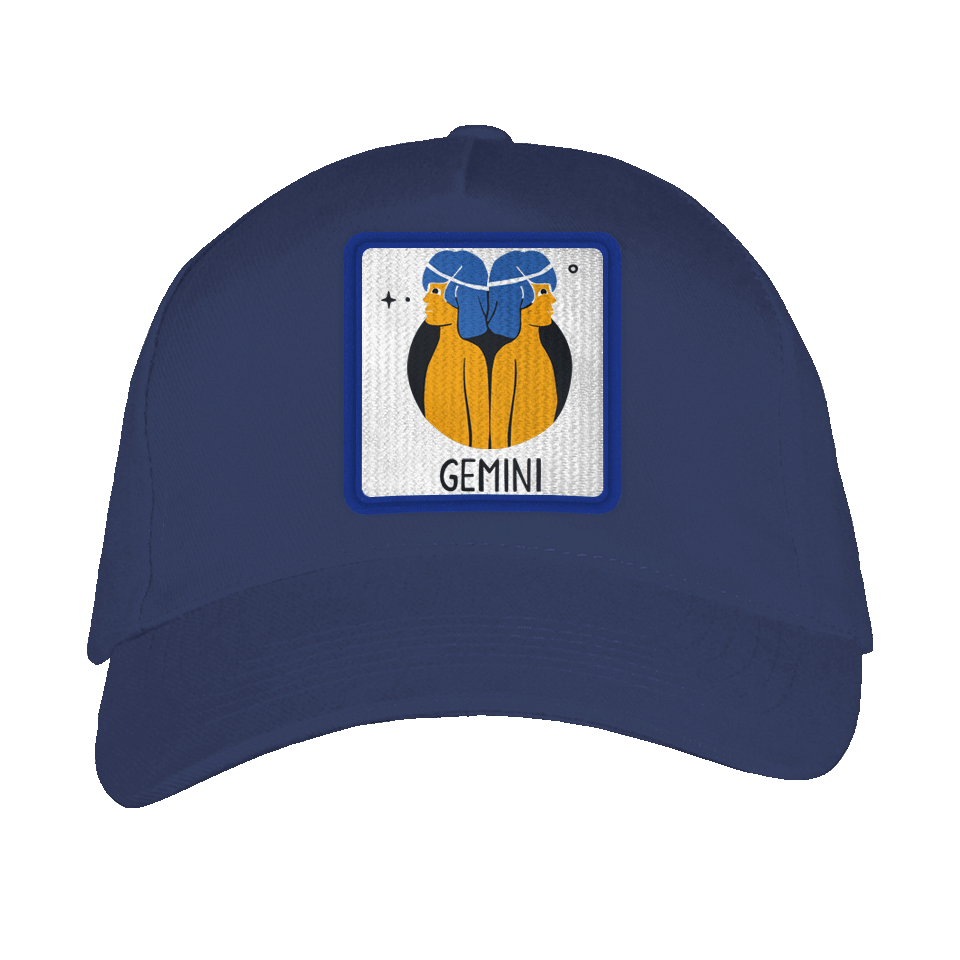 Gorra adulto con parche Géminis
