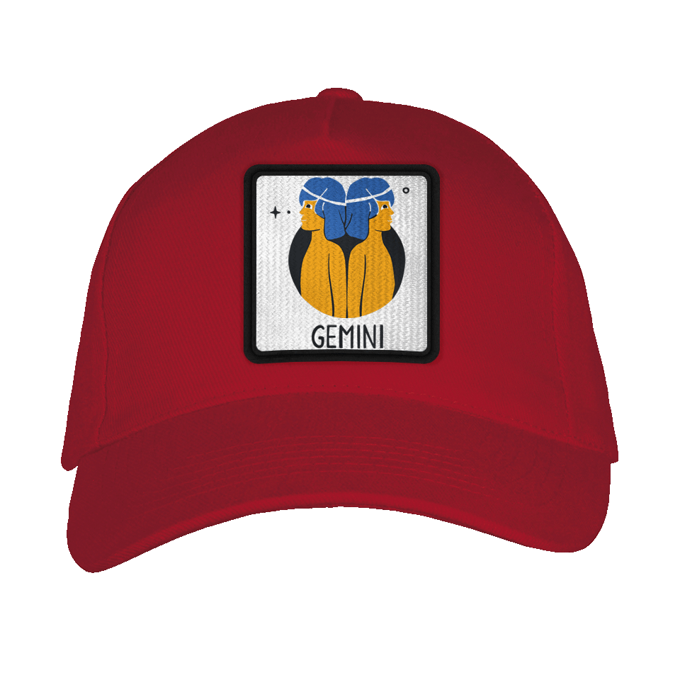 Gorra adulto con parche Géminis