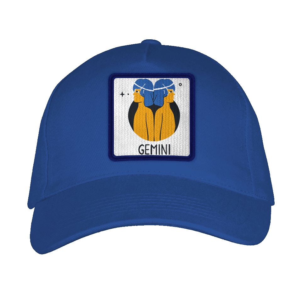 Gorra adulto con parche Géminis