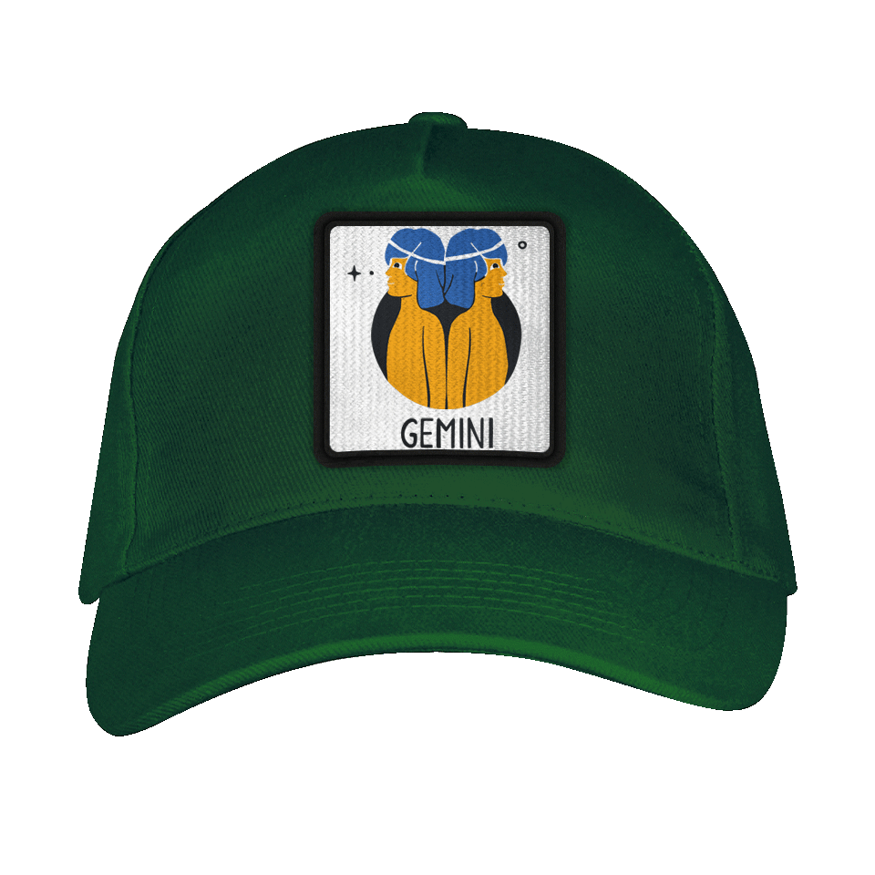 Gorra adulto con parche Géminis