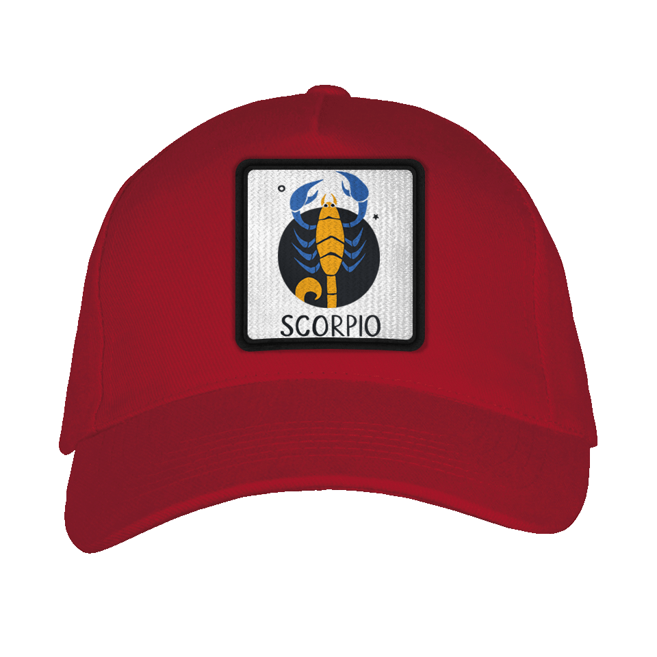 Gorra adulto con parche Escorpio