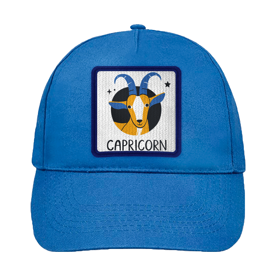 Gorra infantil con parche Capricornio