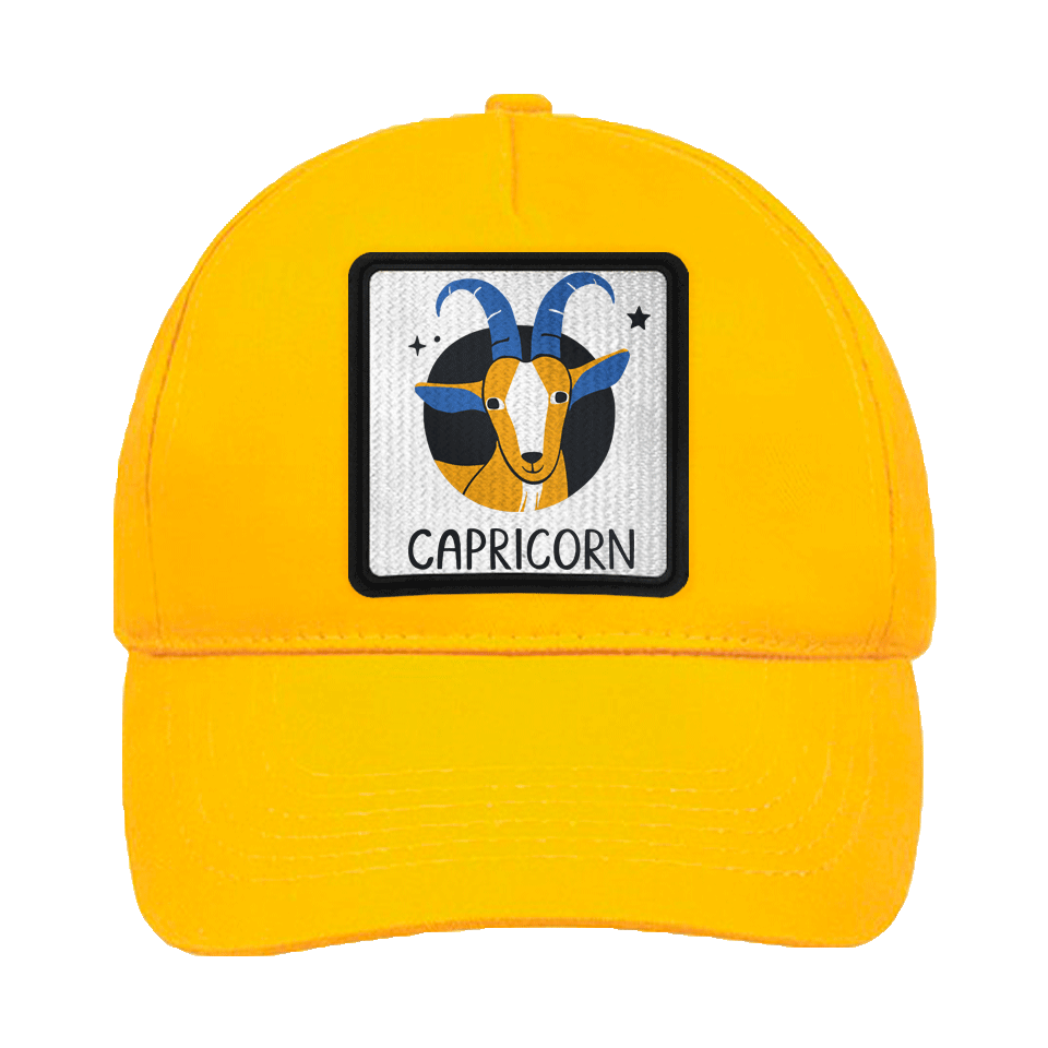 Gorra infantil con parche Capricornio