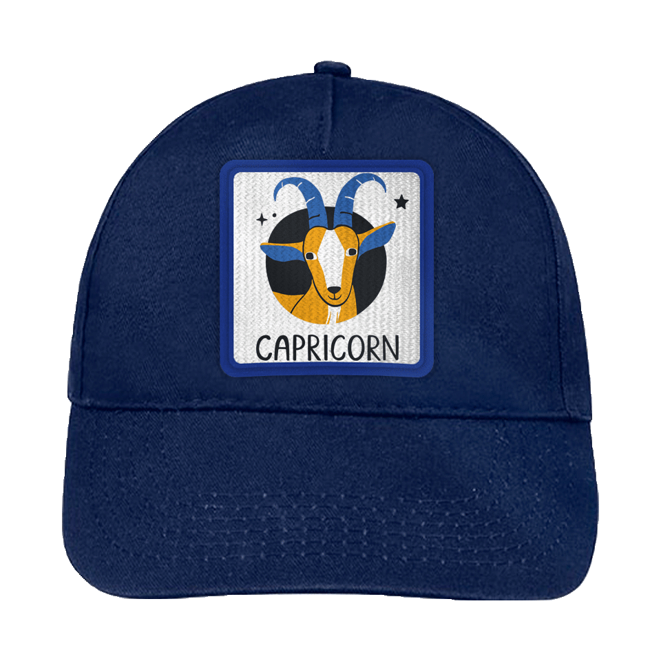 Gorra infantil con parche Capricornio