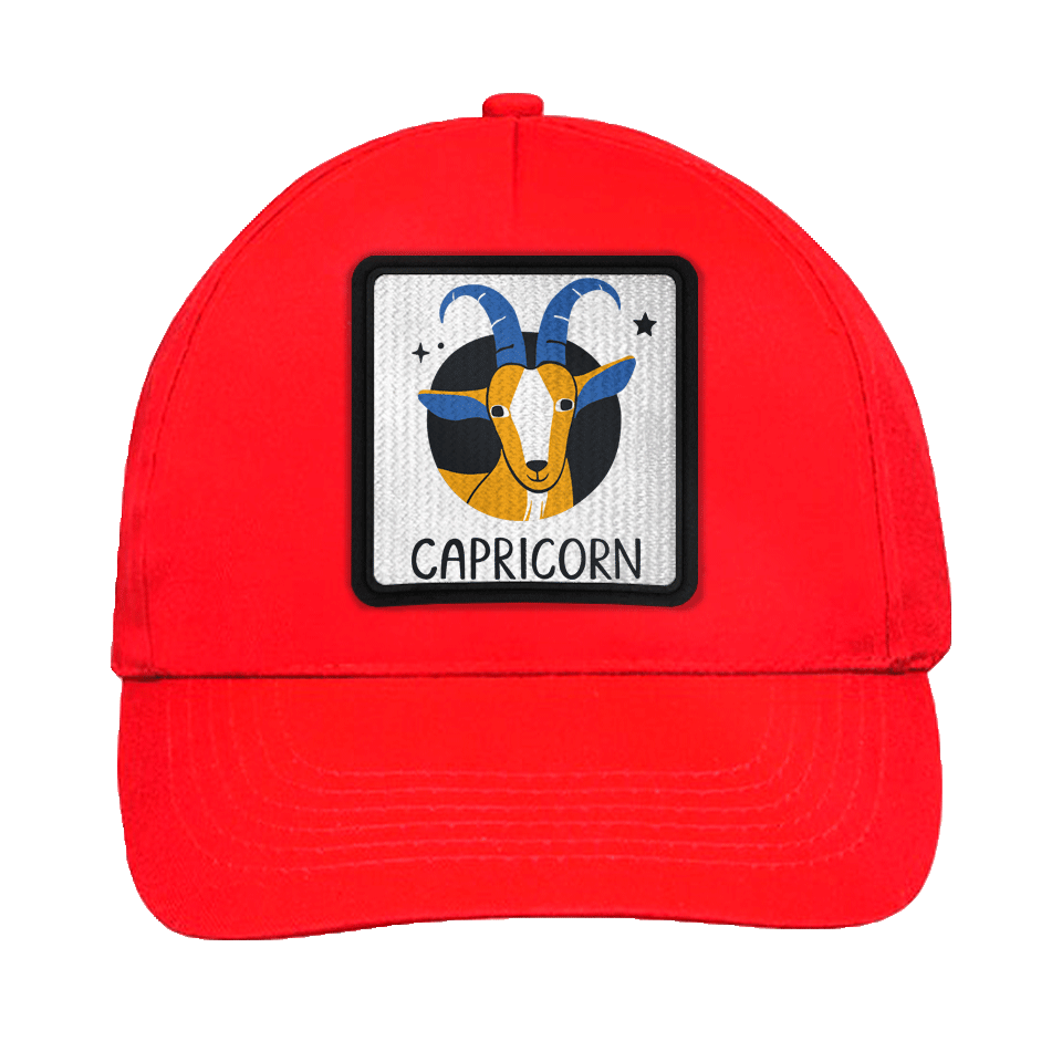 Gorra infantil con parche Capricornio