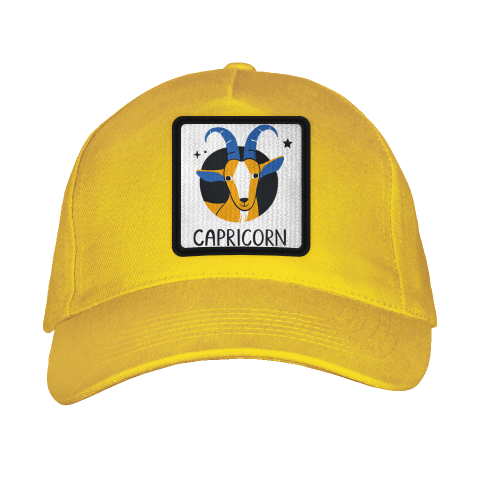 Gorra adulto con parche Capricornio