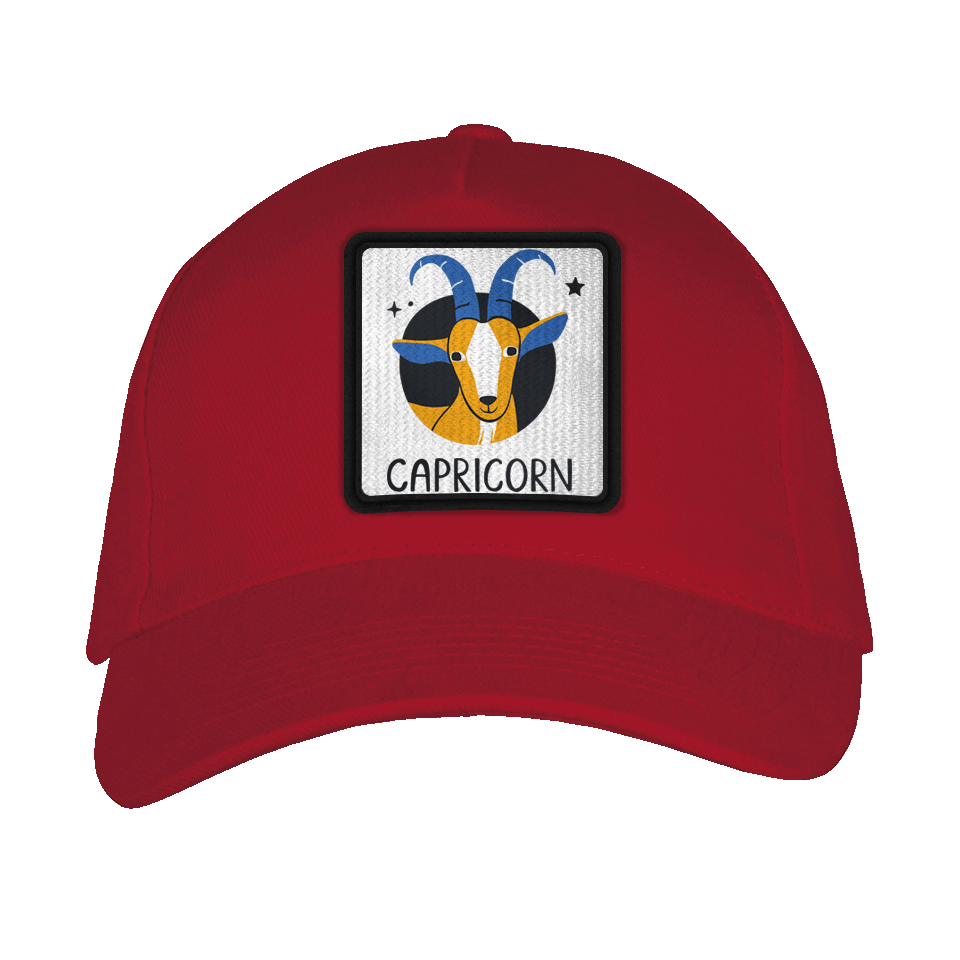Gorra adulto con parche Capricornio