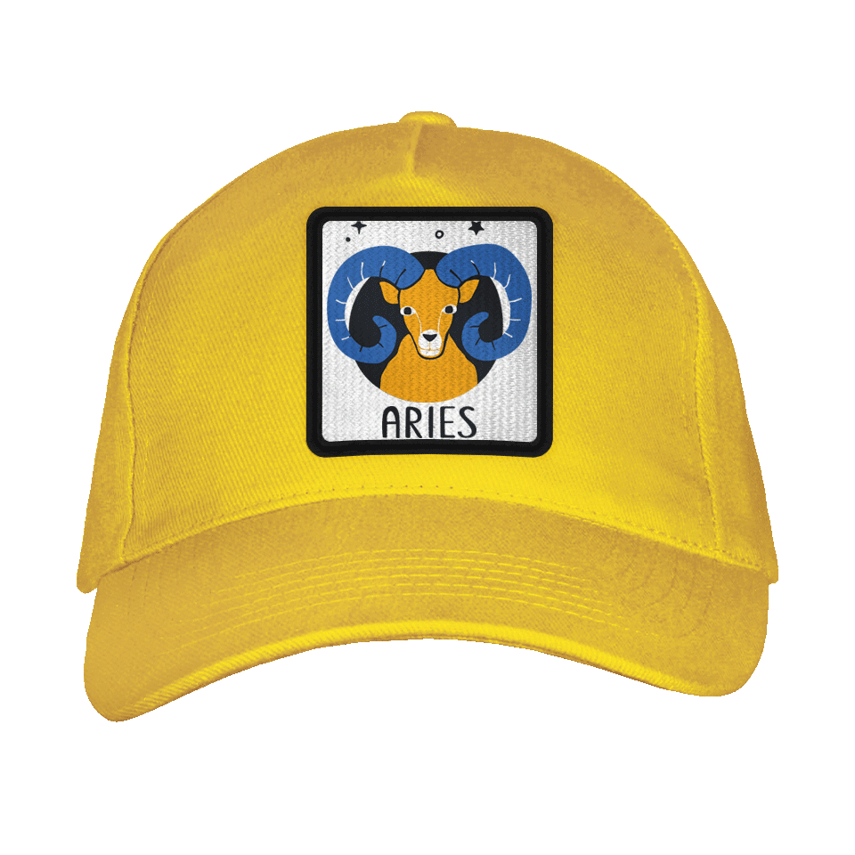 Gorra adulto con parche Aries