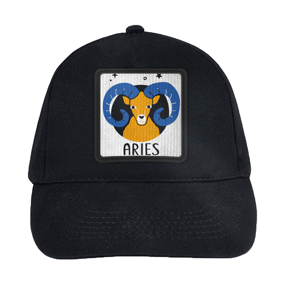Gorra infantil con parche Aries