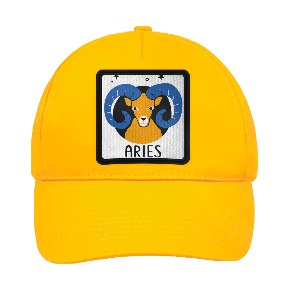 Gorra infantil con parche Aries