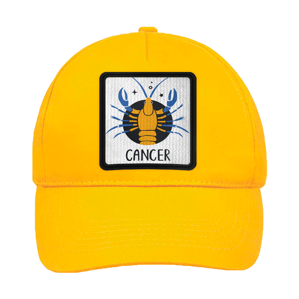 Gorra infantil con parche Cáncer