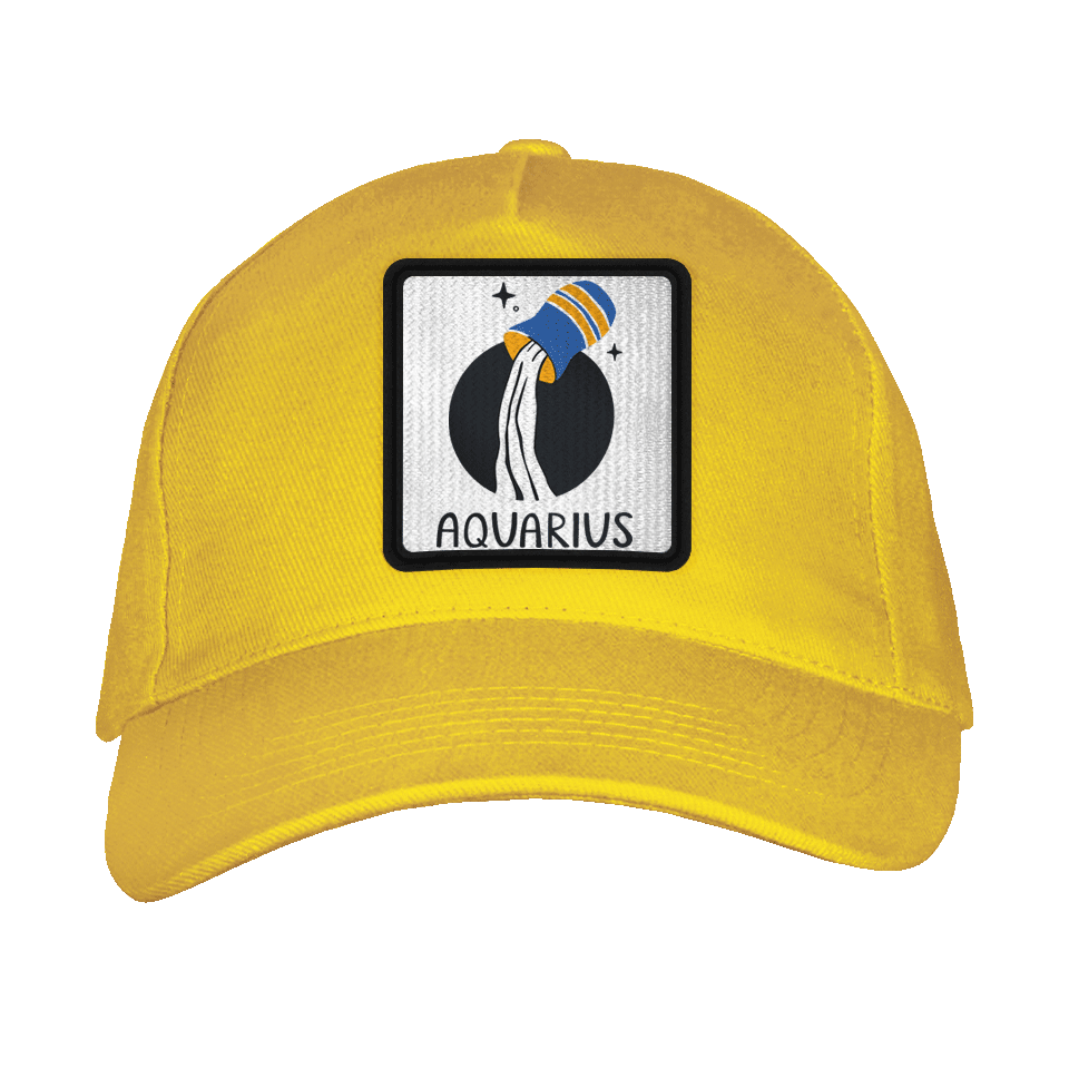 Gorra adulto con parche Acuario