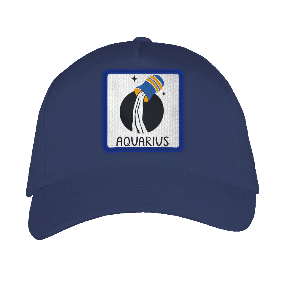 Gorra adulto con parche Acuario