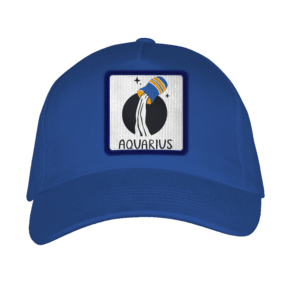 Gorra adulto con parche Acuario