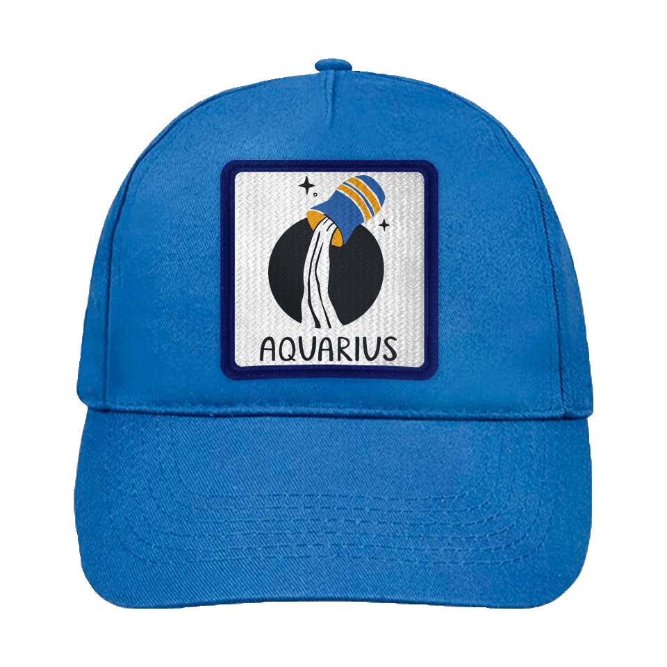 Gorra infantil con parche Acuario