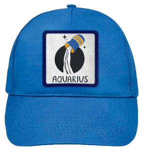 Gorra infantil con parche Acuario