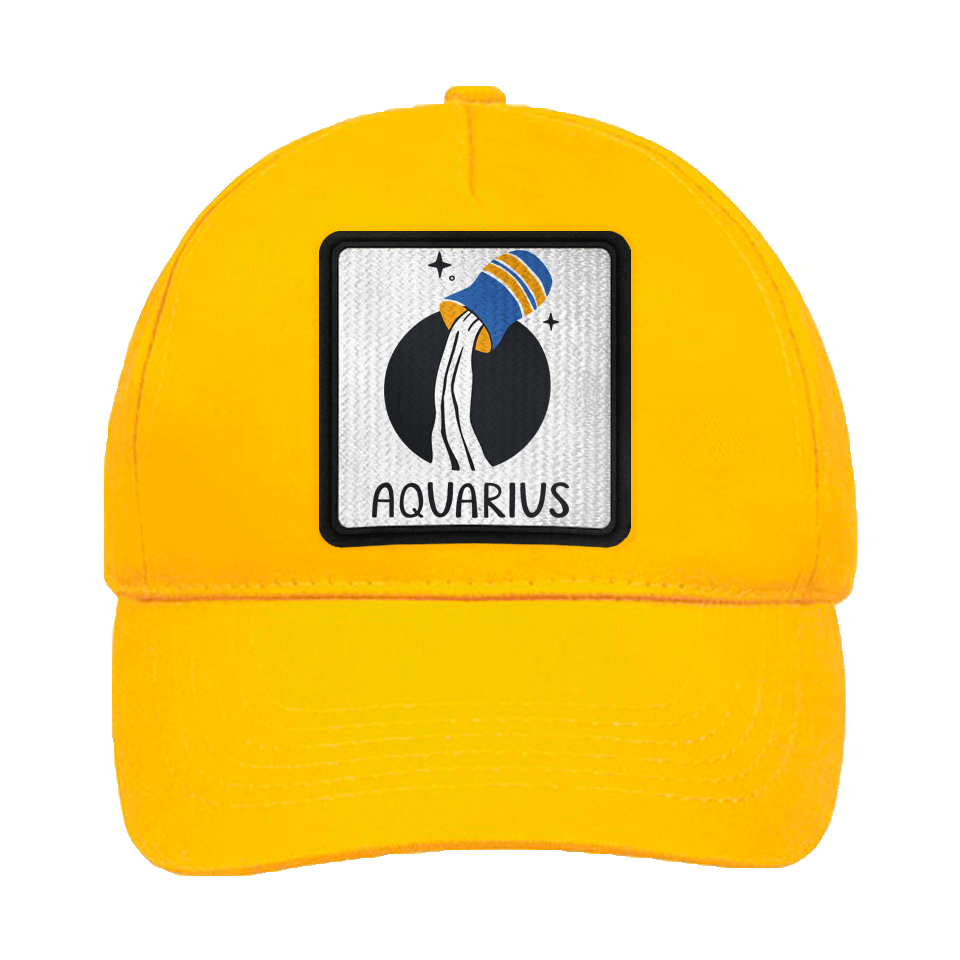 Gorra infantil con parche Acuario